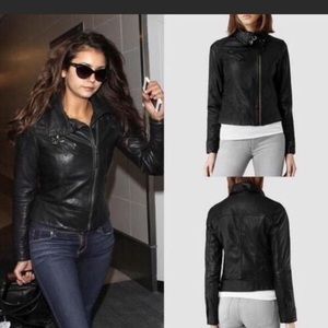 AllSaints Belvedere leather jacket